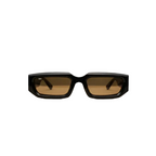 Eclipse Edition - occhiali da sole neri polarizzati 66EYEZ, vista frontale
